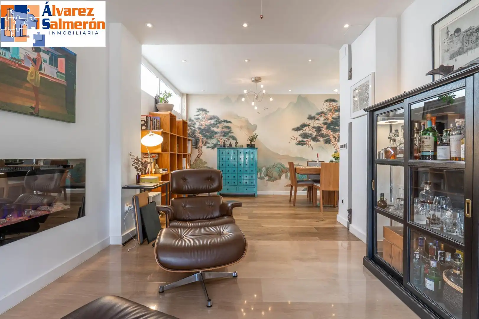 Sala de estar de Casa adosada en venta en Granada con Aire acondicionado y Terraza
