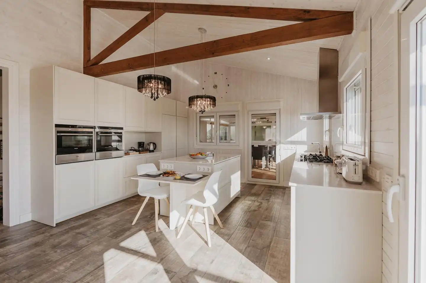 Kitchen of Houses for sale in Pineda de Mar  with Air Conditioner, Heating and Private garden