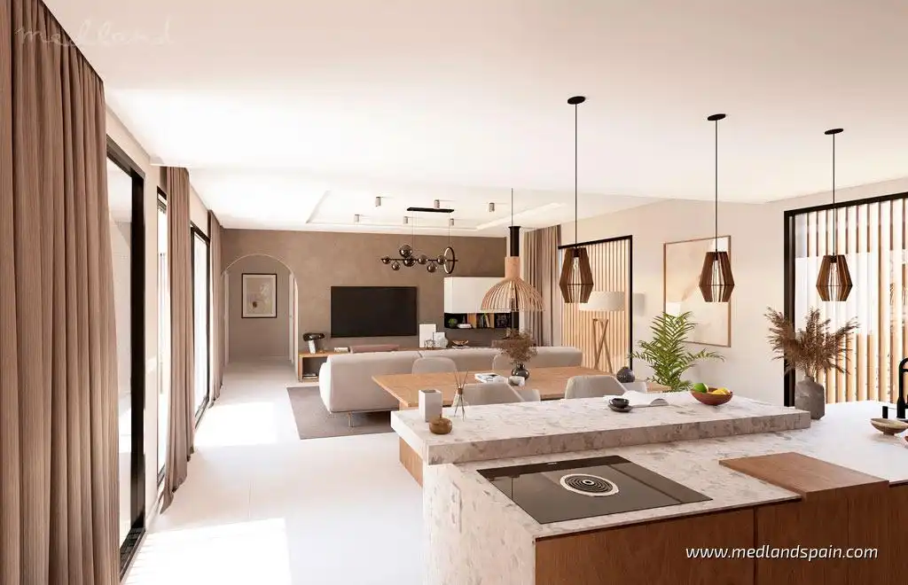 Living room of Houses for sale in  Murcia Capital  with Air Conditioner, Heating and Private garden