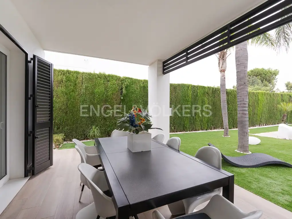Terrace of Houses for rent in Bétera  with Air Conditioner, Heating and Private garden