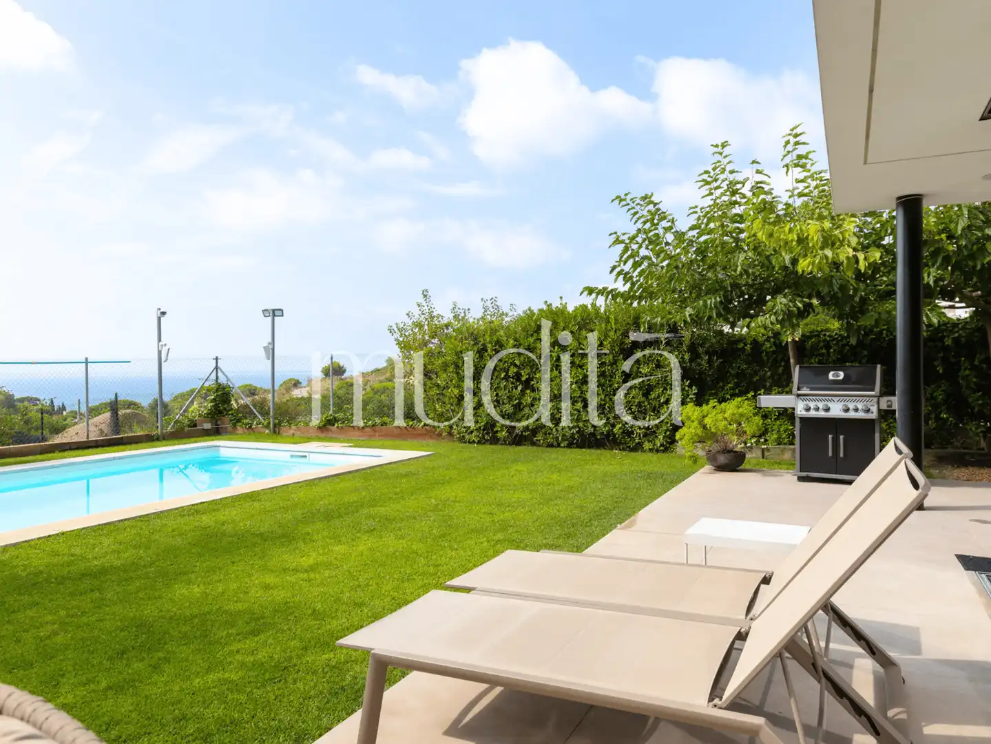 Jardí de Casa o xalet en venda en Teià amb Calefacció, Jardí privat i Terrassa