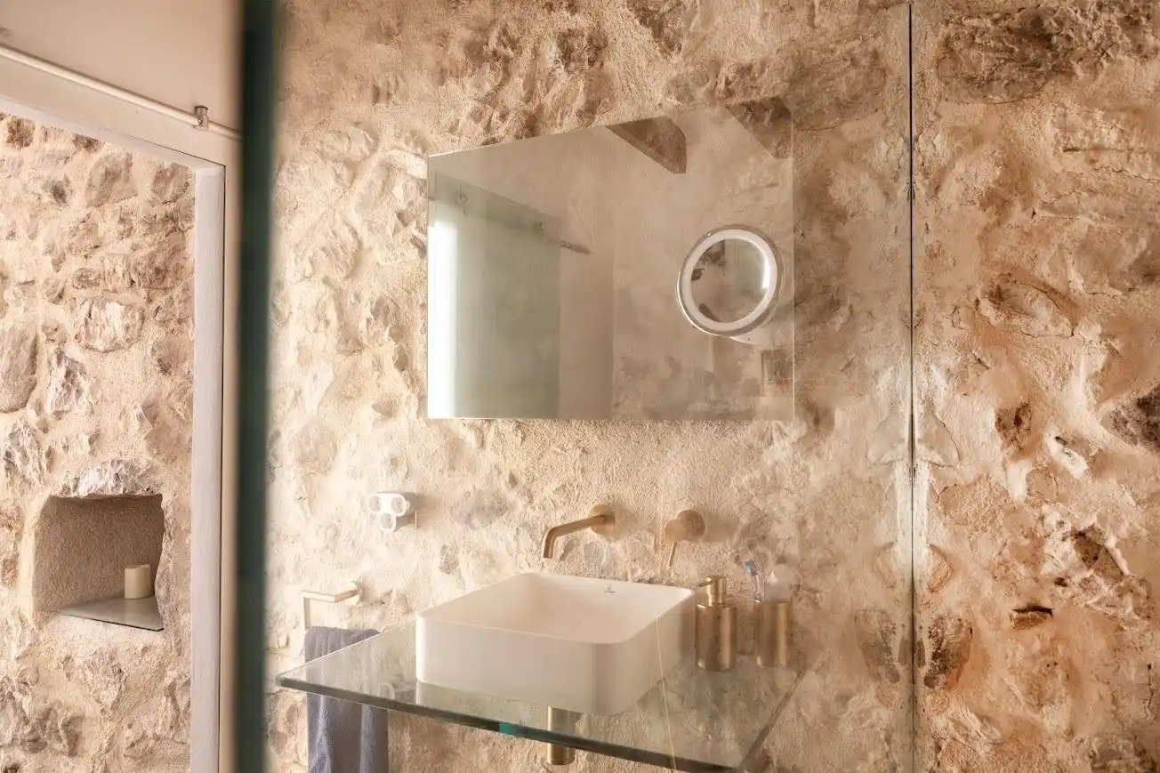 Bathroom of Houses for sale in Sant Joan  with Air Conditioner, Heating and Private garden
