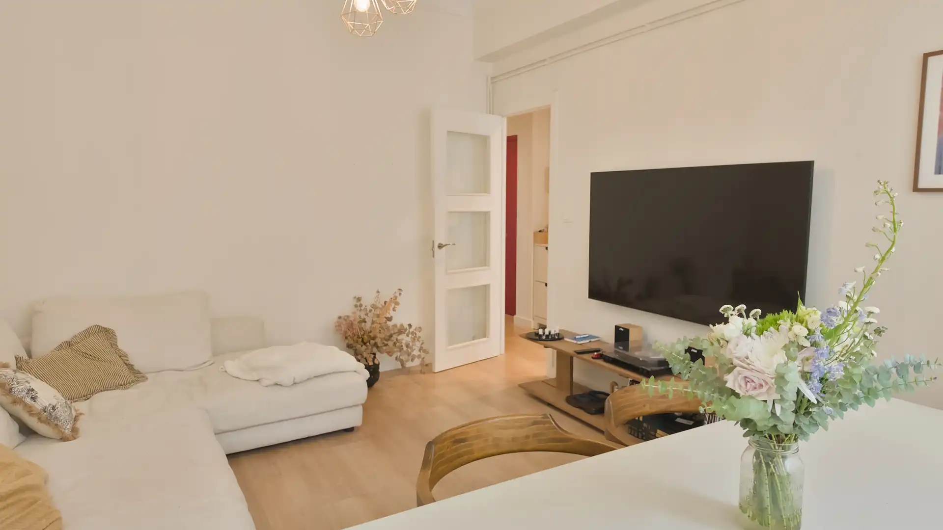 Sala de estar de Piso en venta en A Coruña Capital  con Calefacción