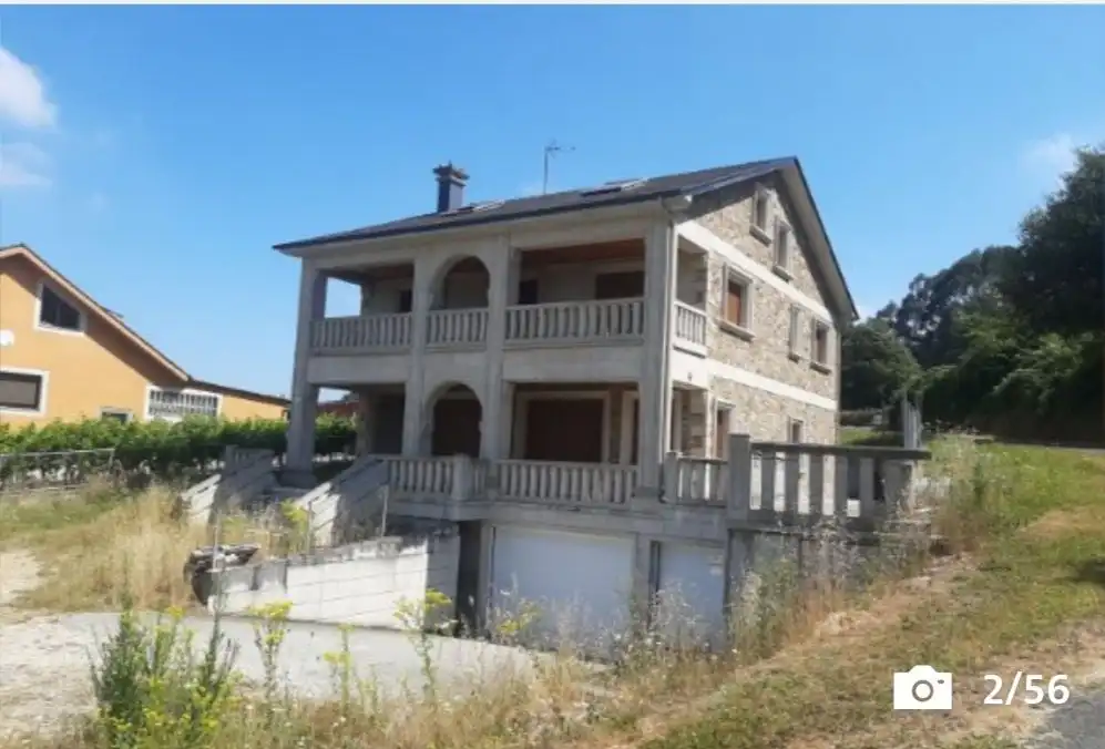 Vista exterior de Casa o chalet en venta en Oza dos Ríos con Jardín privado, Terraza y Trastero