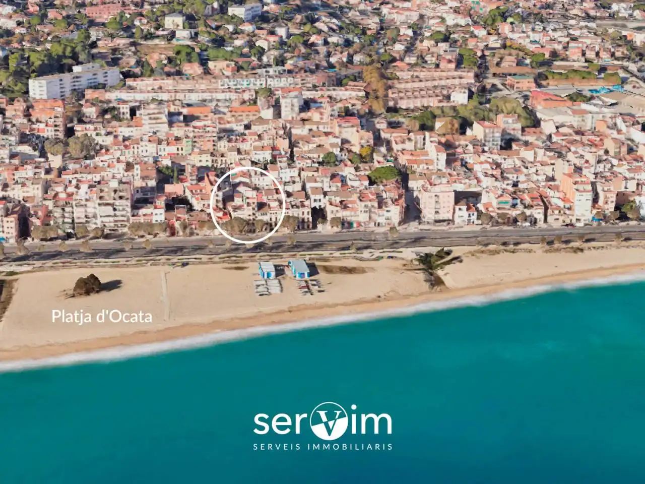 Vista exterior de Piso en venta en El Masnou con Aire acondicionado, Calefacción y Parquet