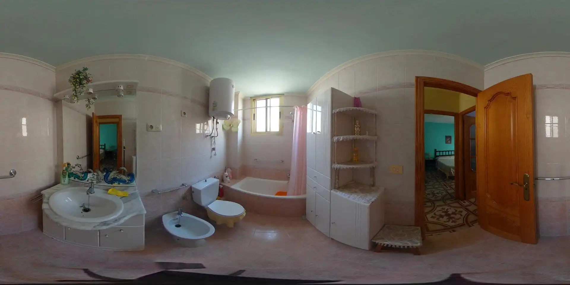 Badezimmer von Einfamilien-Reihenhaus zum Verkauf in Peñíscola / Peníscola mit Terrasse, Möbliert und Balkon