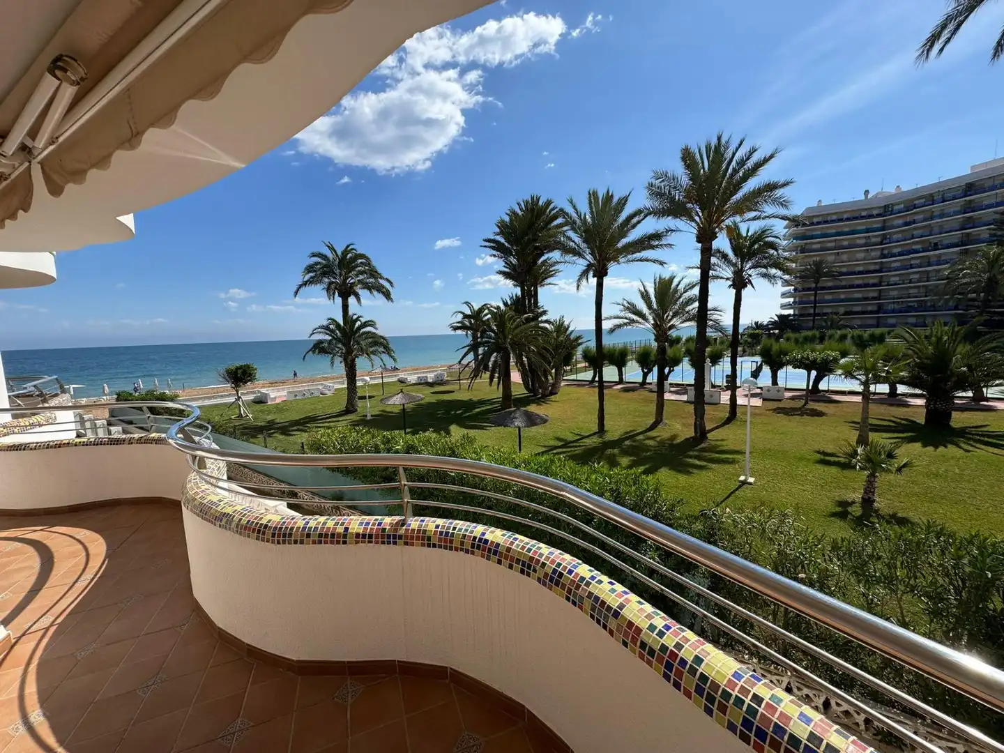 Terraza de Apartamento en venta en Dénia con Aire acondicionado, Calefacción y Jardín privado