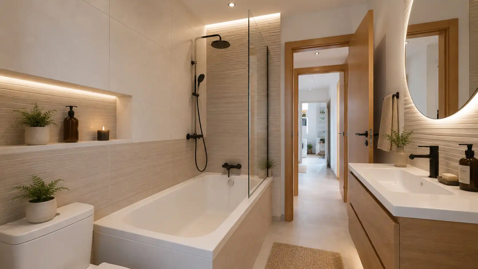 Bathroom of Houses for sale in Aiguamúrcia  with Private garden, Furnished and Oven