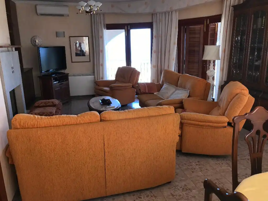 Sala de estar de Casa o chalet en venta en Peñíscola / Peníscola con Aire acondicionado, Calefacción y Jardín privado