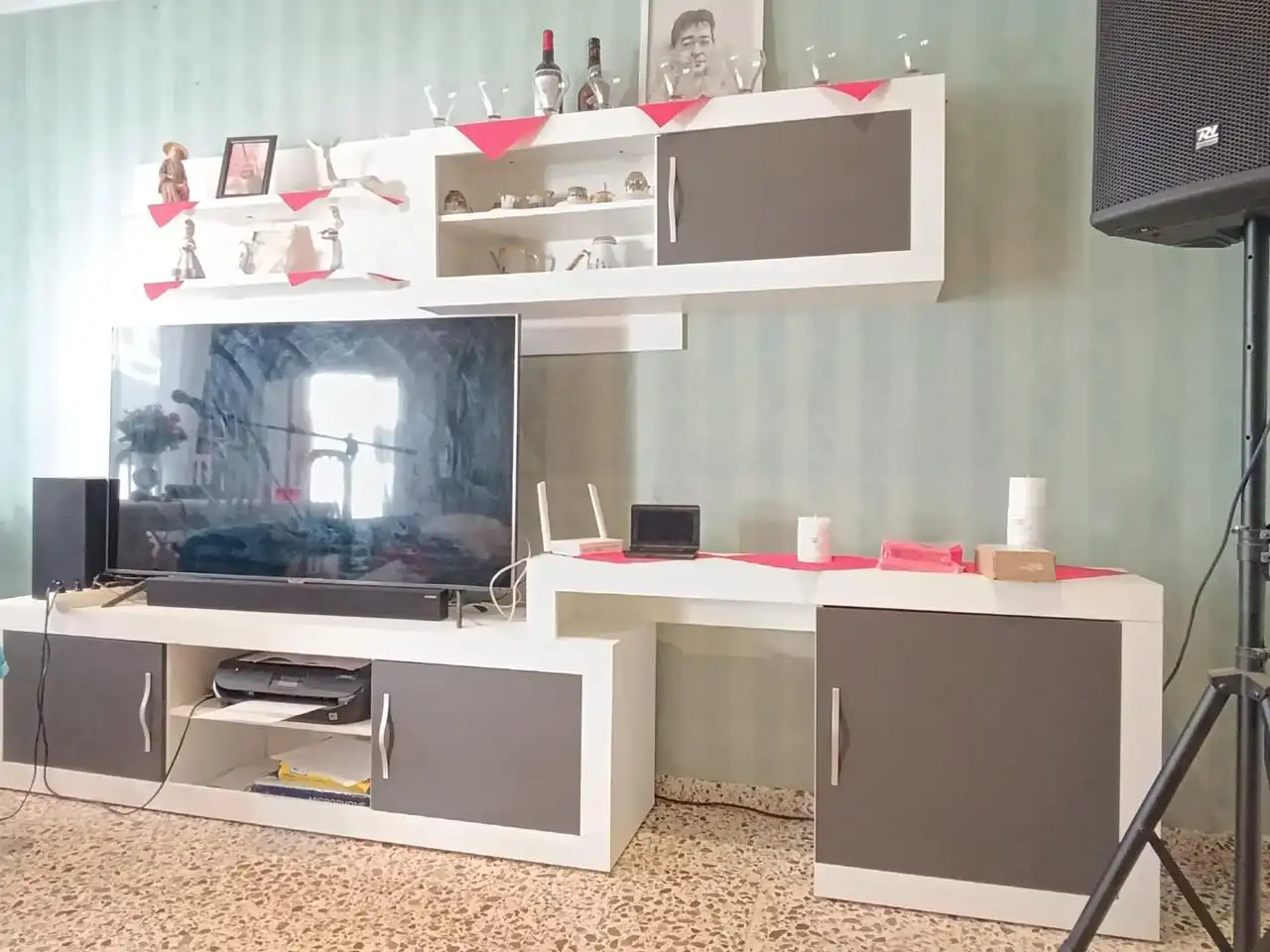 Sala de estar de Piso en venta en Ibi con Terraza