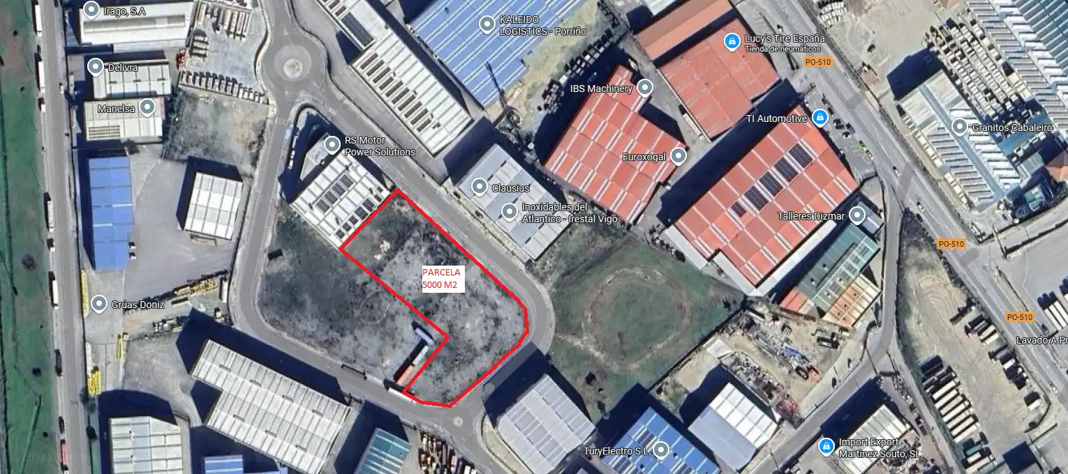 Terreny industrial en venda a O Porriño