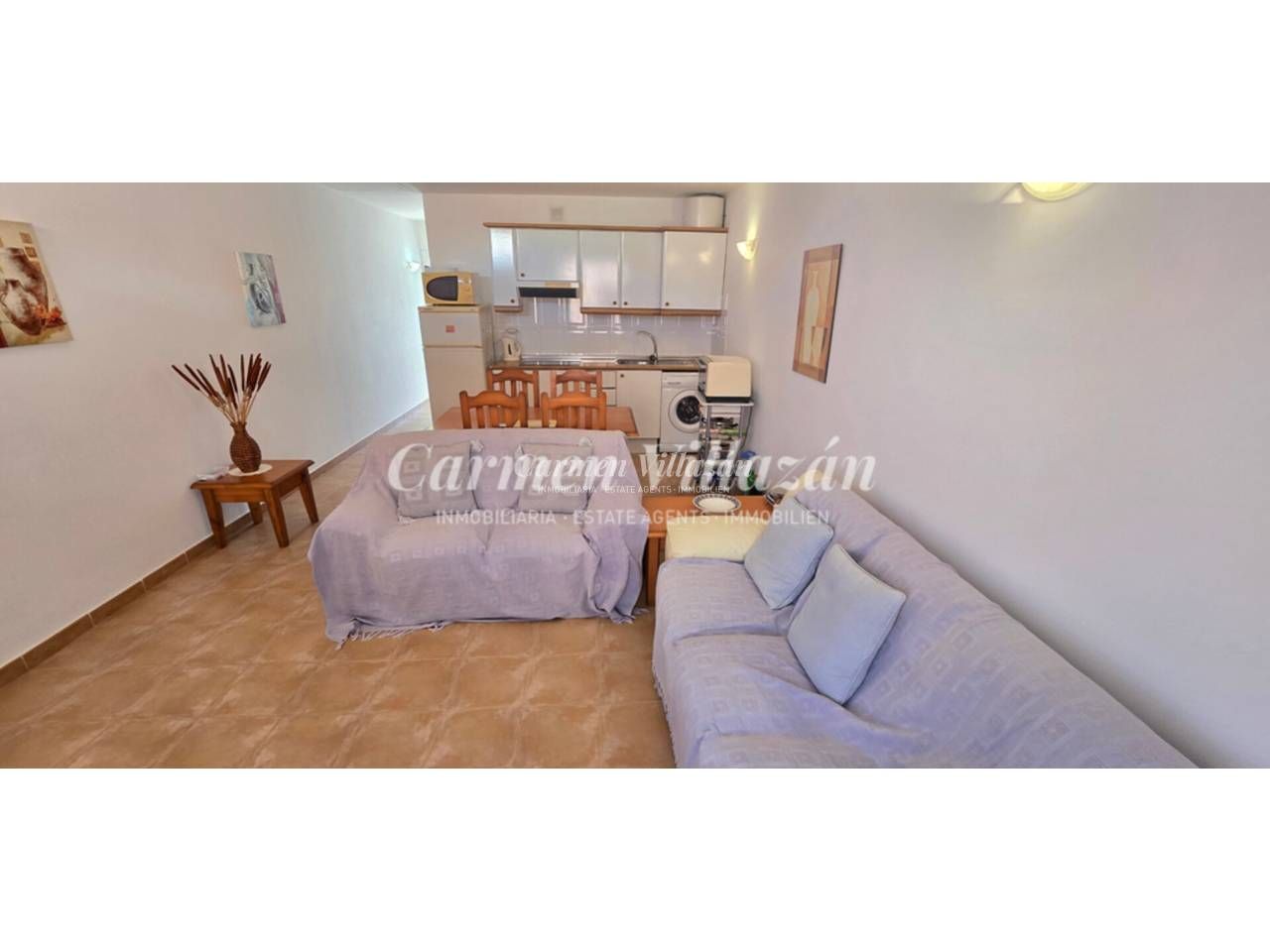 Sala d'estar de Dúplex en venda en Antigua amb Terrassa, Moblat i Piscina comunitària