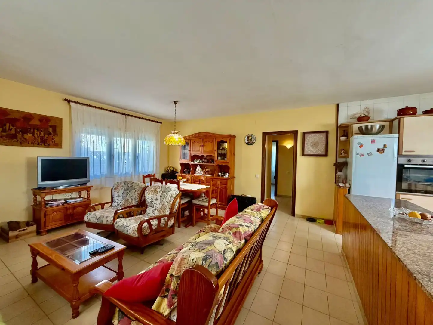 Living room of Houses for sale in Creixell  with Private garden
