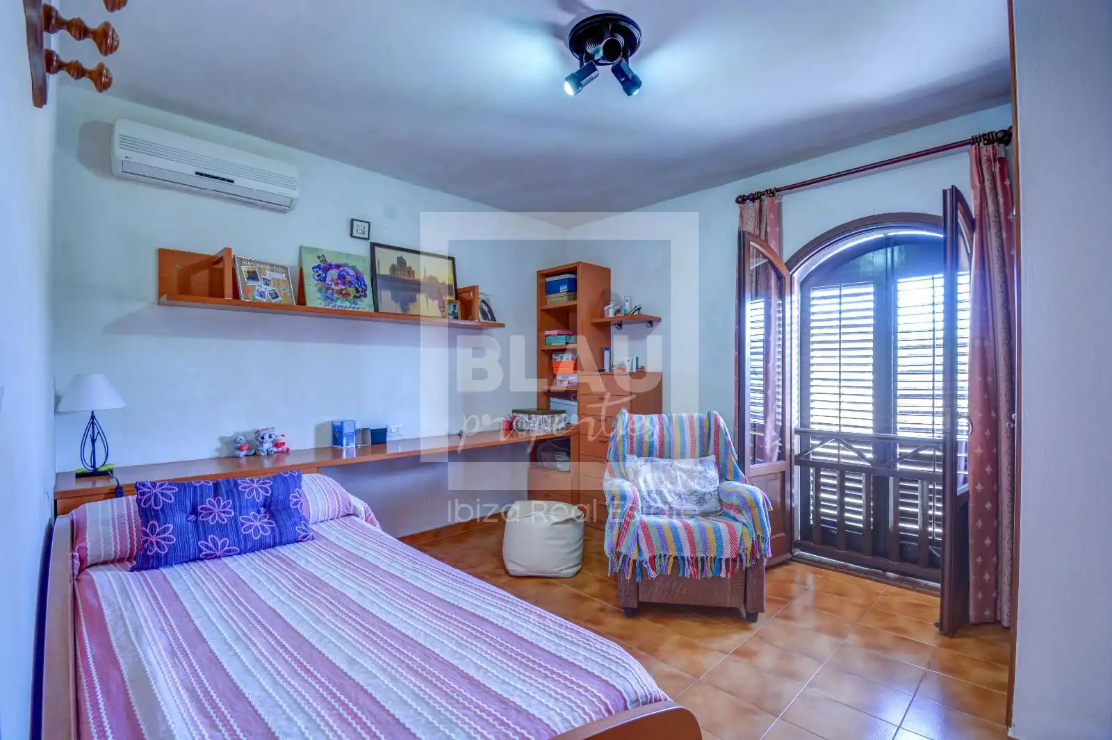 Bedroom of Houses for sale in Sant Josep de sa Talaia  with Air Conditioner, Terrace and Storage room