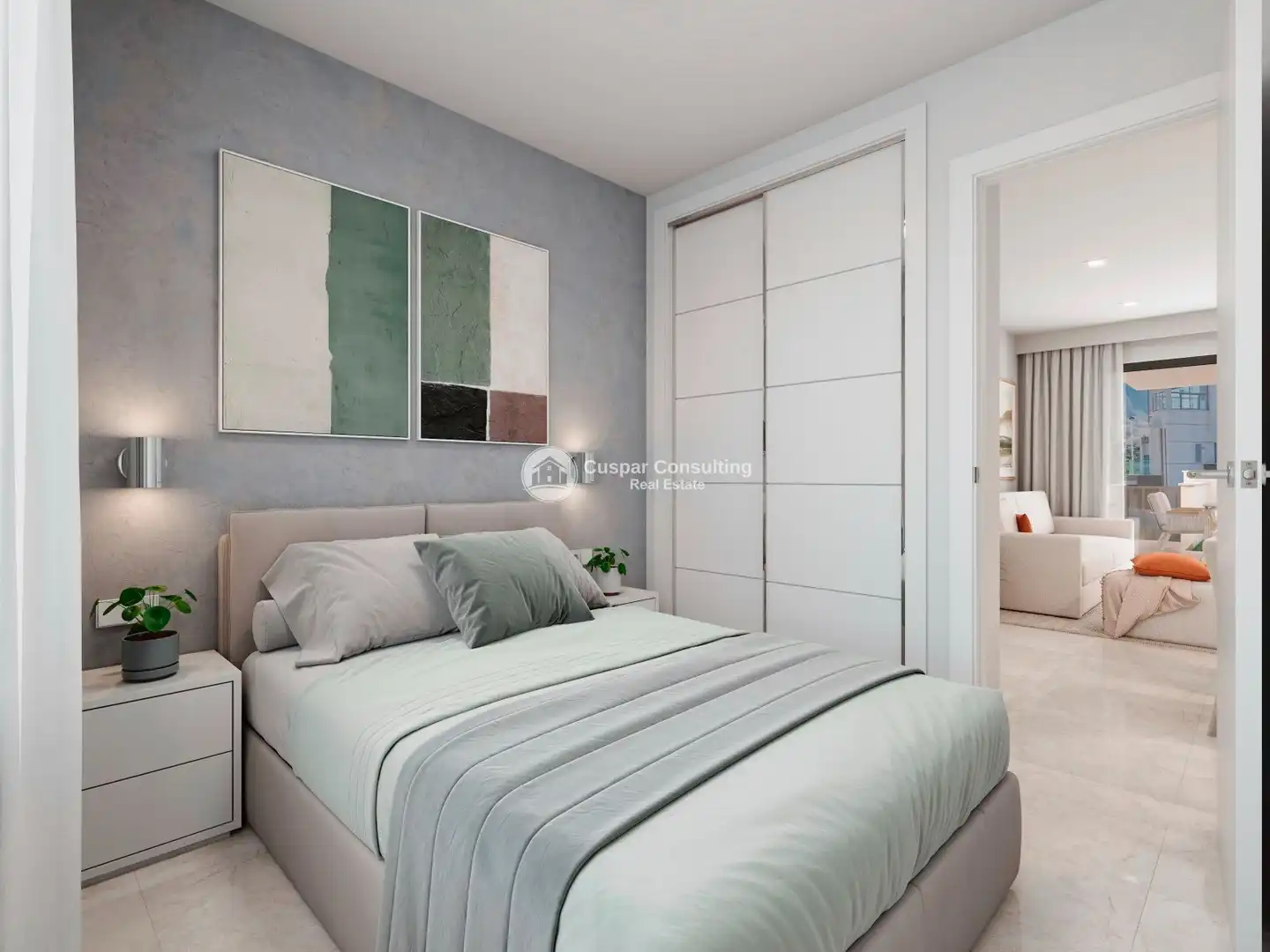 Habitación de Ático en venta en Cartagena con Aire acondicionado, Calefacción y Terraza