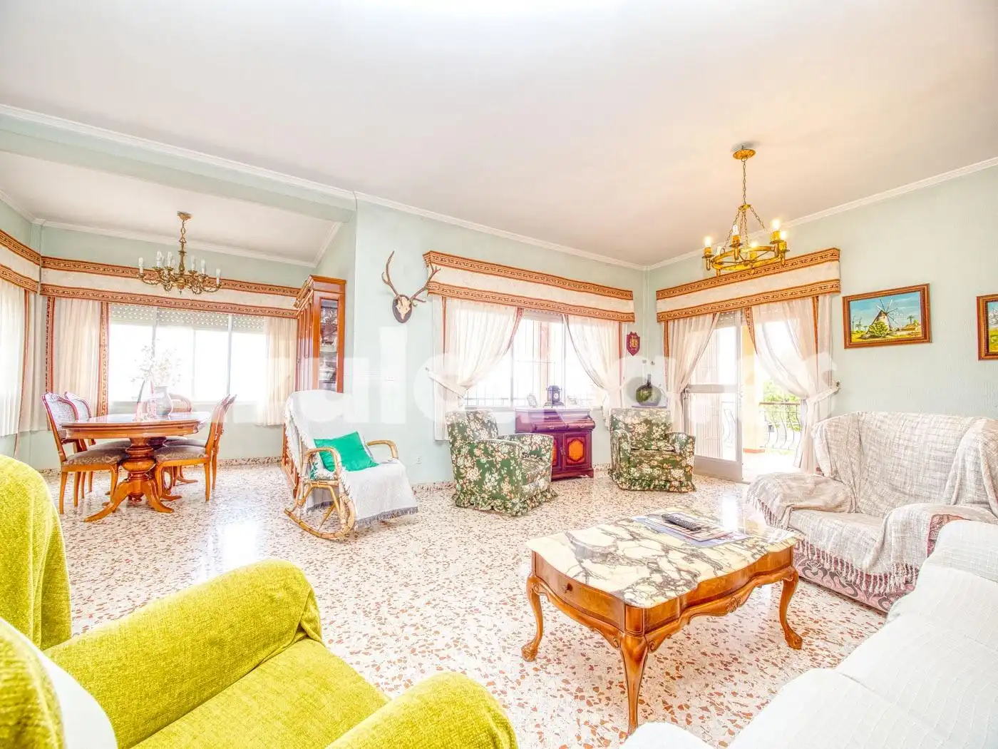 Sala d'estar de Casa o xalet en venda en Cartagena amb Jardí privat, Terrassa i Traster
