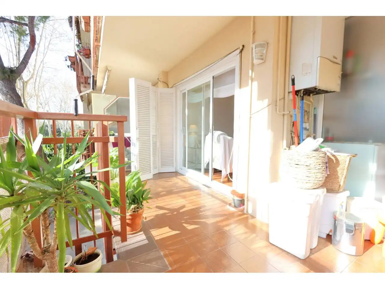 Balcony of Flat for sale in Castelldefels  with Heating, Parquet flooring and Terrace