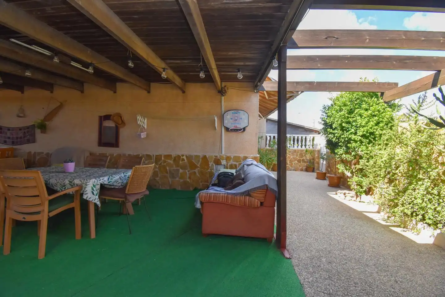 Terraza de Casa o chalet en venta en Santa Pola con Aire acondicionado, Jardín privado y Piscina