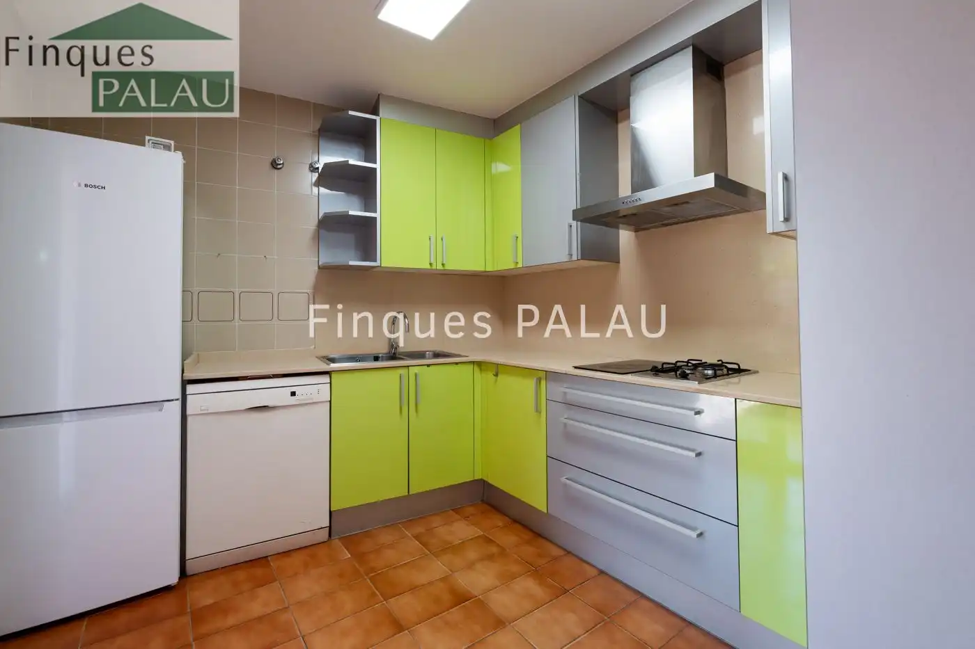 Kitchen of Flat for rent in Sant Just Desvern  with Air Conditioner and Heating