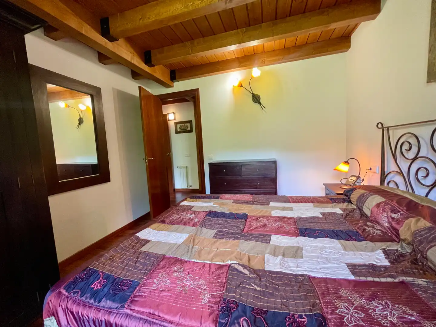 Bedroom of Duplexes for sale in Setcases  with Heating, Parquet flooring and Furnished