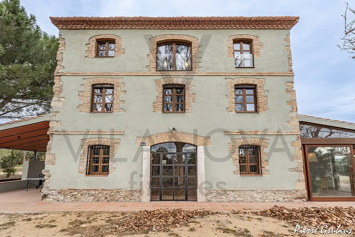 Vista exterior de Finca rústica en venda en Riudoms amb Calefacció, Jardí privat i Terrassa