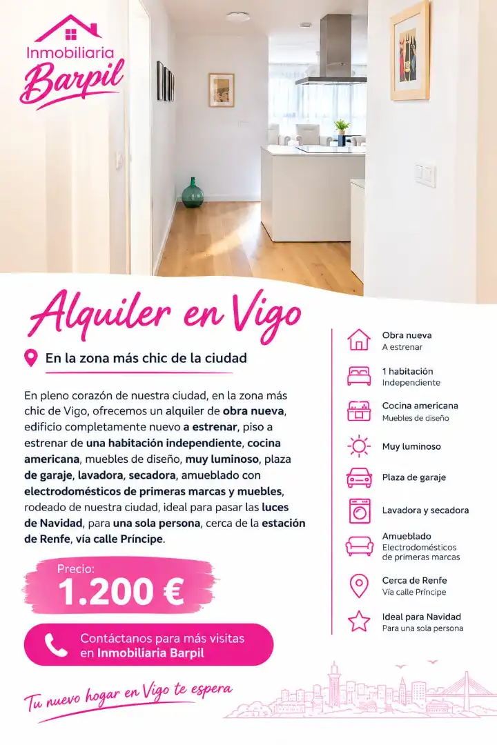 Apartament de lloguer a Vigo , Pontevedra