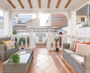 Terrace of Single-family semi-detached for sale in Canals  with Air Conditioner, Heating and Private garden