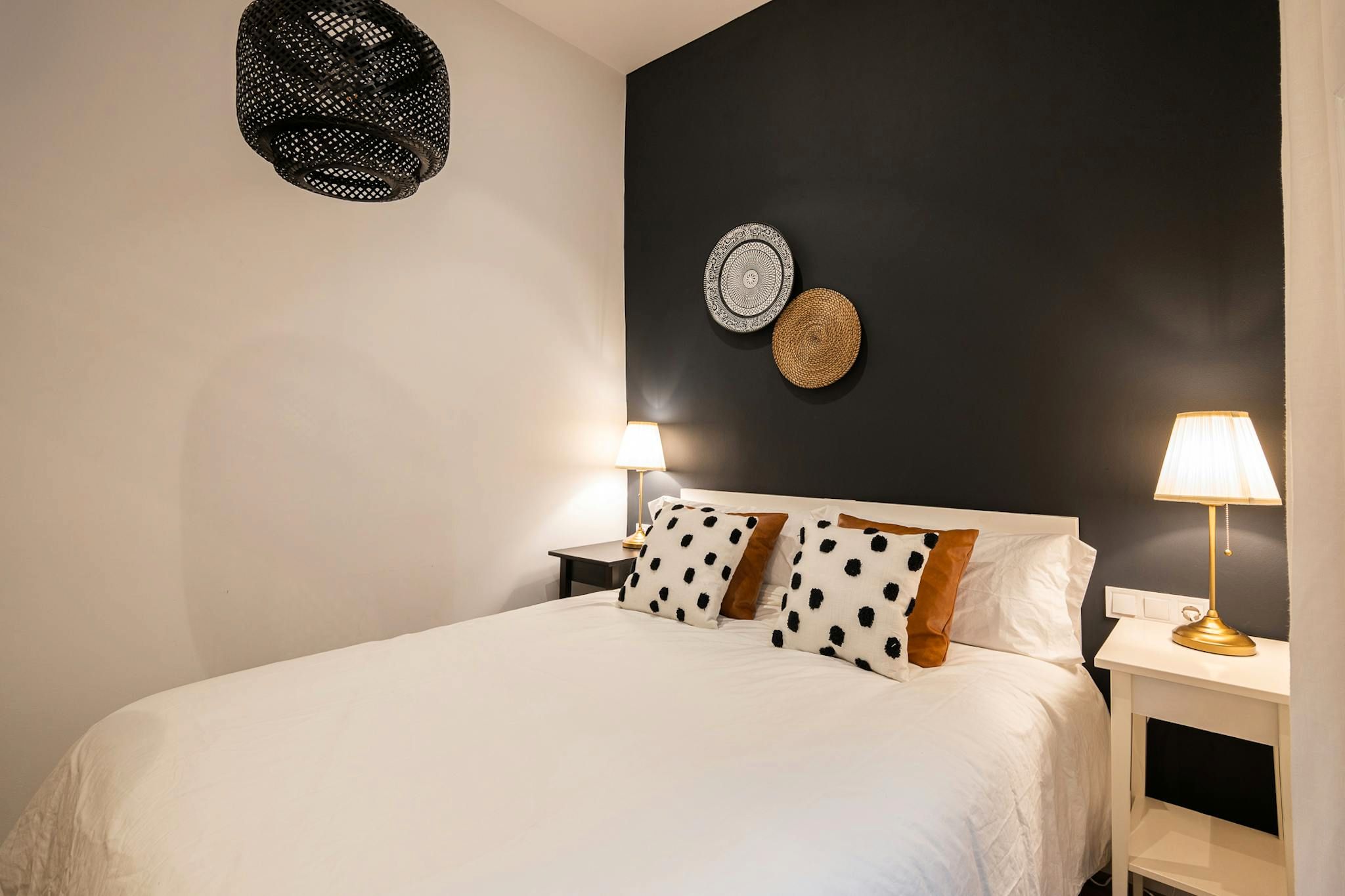 Schlafzimmer von Wohnung zur untervermieten in  Barcelona Capital mit Heizung, Möbliert und Waschmaschine