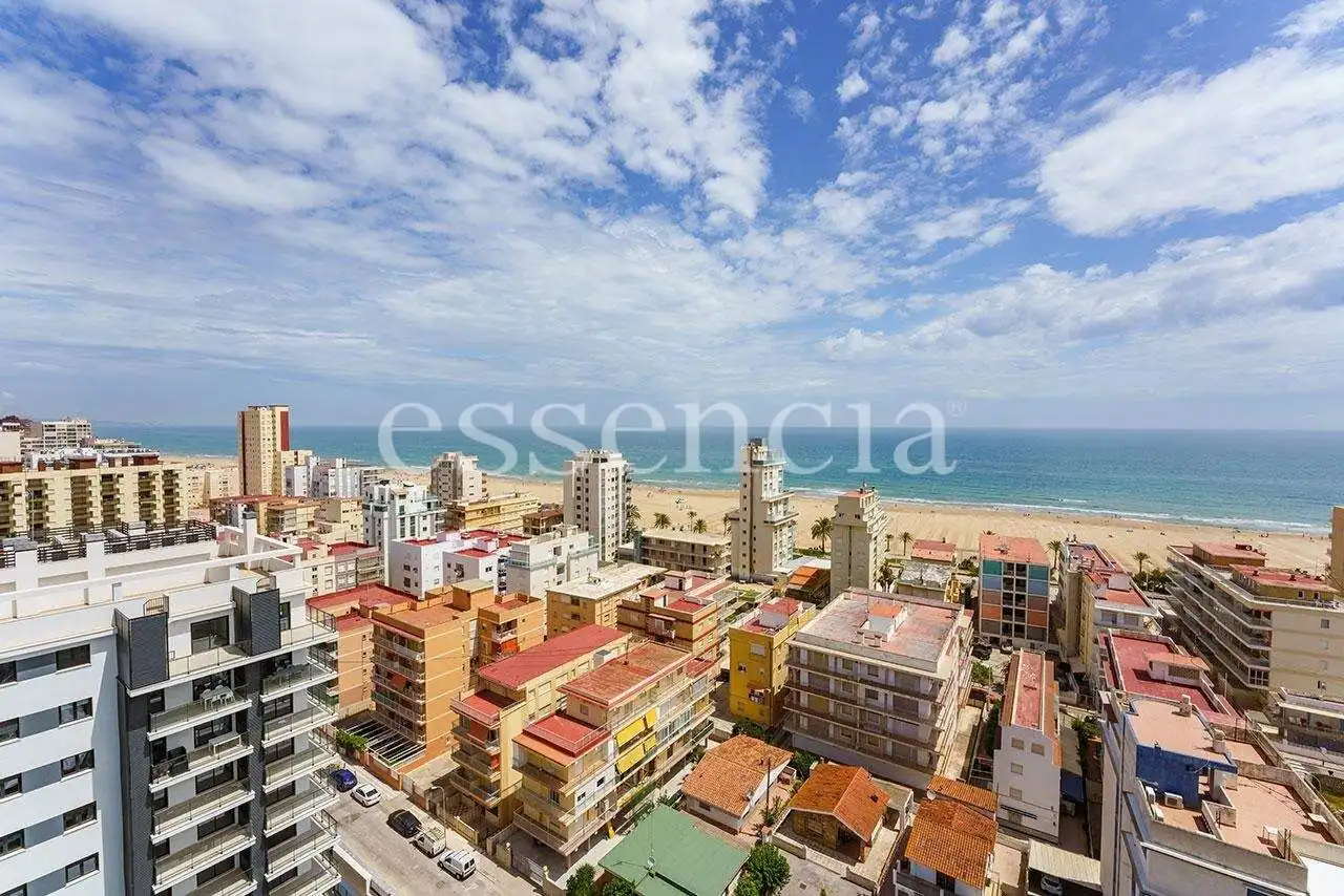 Vista exterior de Piso en venta en Gandia con Balcón