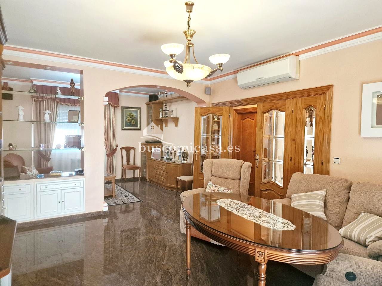 Living room of Single-family semi-detached for sale in Torredelcampo  with Air Conditioner, Heating and Private garden