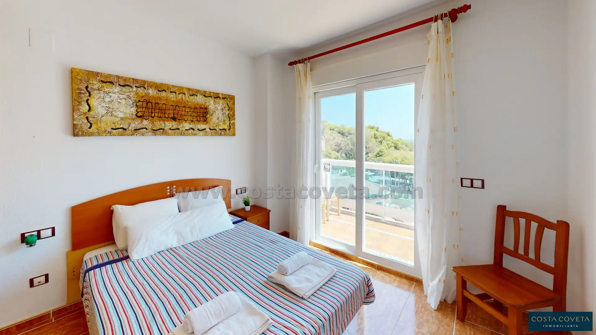 Schlafzimmer von Wohnungen zum Verkauf in El Campello mit Klimaanlage, Terrasse und Möbliert