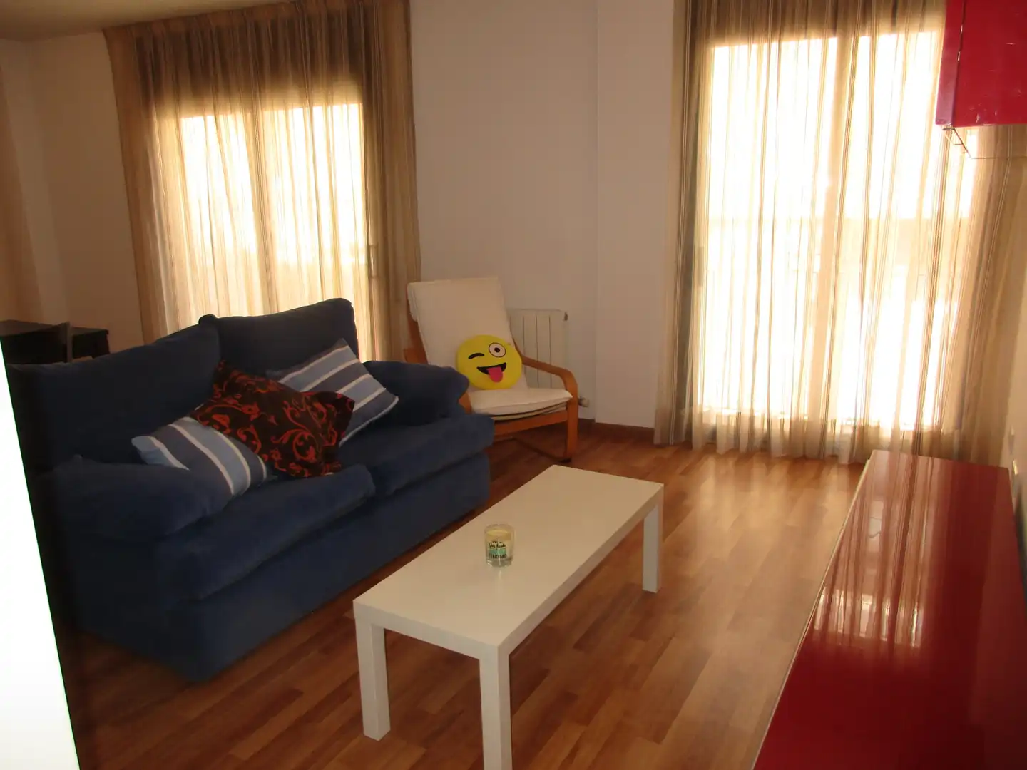 Sala de estar de Piso de alquiler en Reus con Calefacción, Parquet y Amueblado