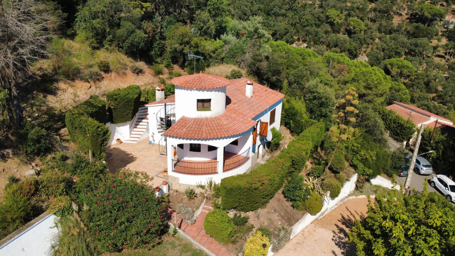 Exterior view of Houses for sale in Santa Cristina d'Aro  with Private garden, Terrace and Furnished