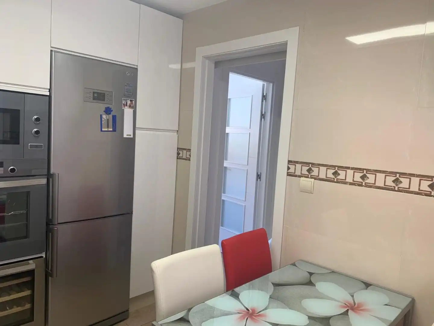 Küche von Wohnung zur Miete in Málaga Capital mit Klimaanlage und Balkon