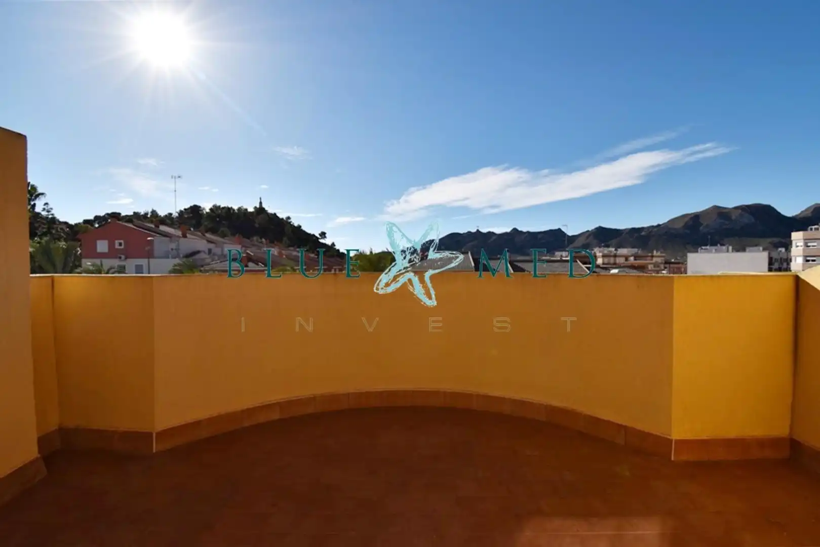 Vista exterior de Dúplex en venta en Mazarrón con Calefacción, Jardín privado y Terraza