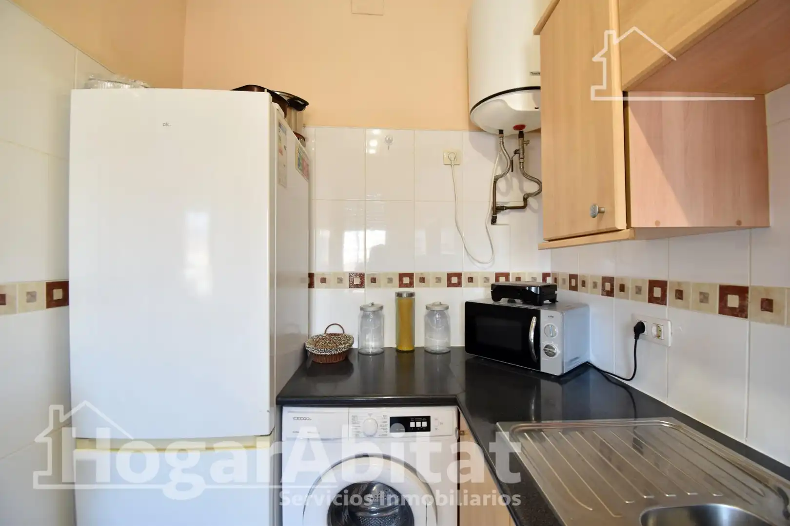 Kitchen of Flat for sale in Beniarjó  with Air Conditioner, Heating and Balcony