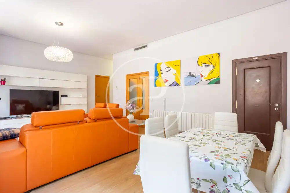 Wohnzimmer von Wohnung zur Miete in Valencia mit Klimaanlage, Heizung und Möbliert