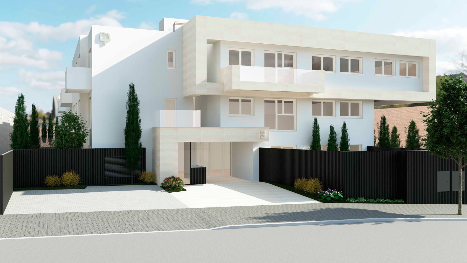 Exterior view of Flat for sale in San Sebastián de los Reyes  with Air Conditioner, Terrace and Swimming Pool