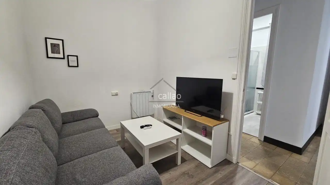 Living room of Flat for rent in Ferrol  with Heating and Furnished