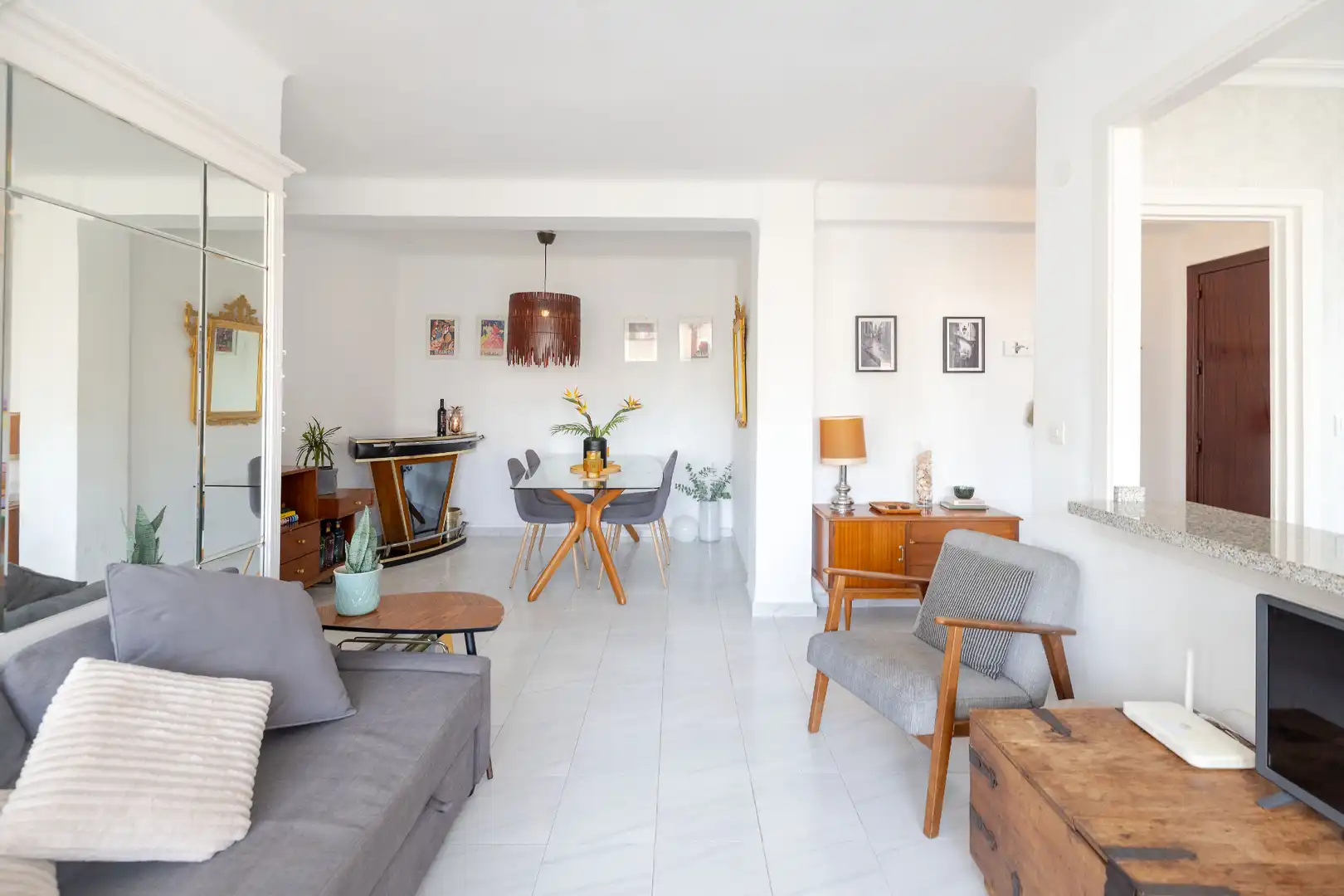 Living room of Flat for sale in Málaga  with Air Conditioner, Heating and Terrace