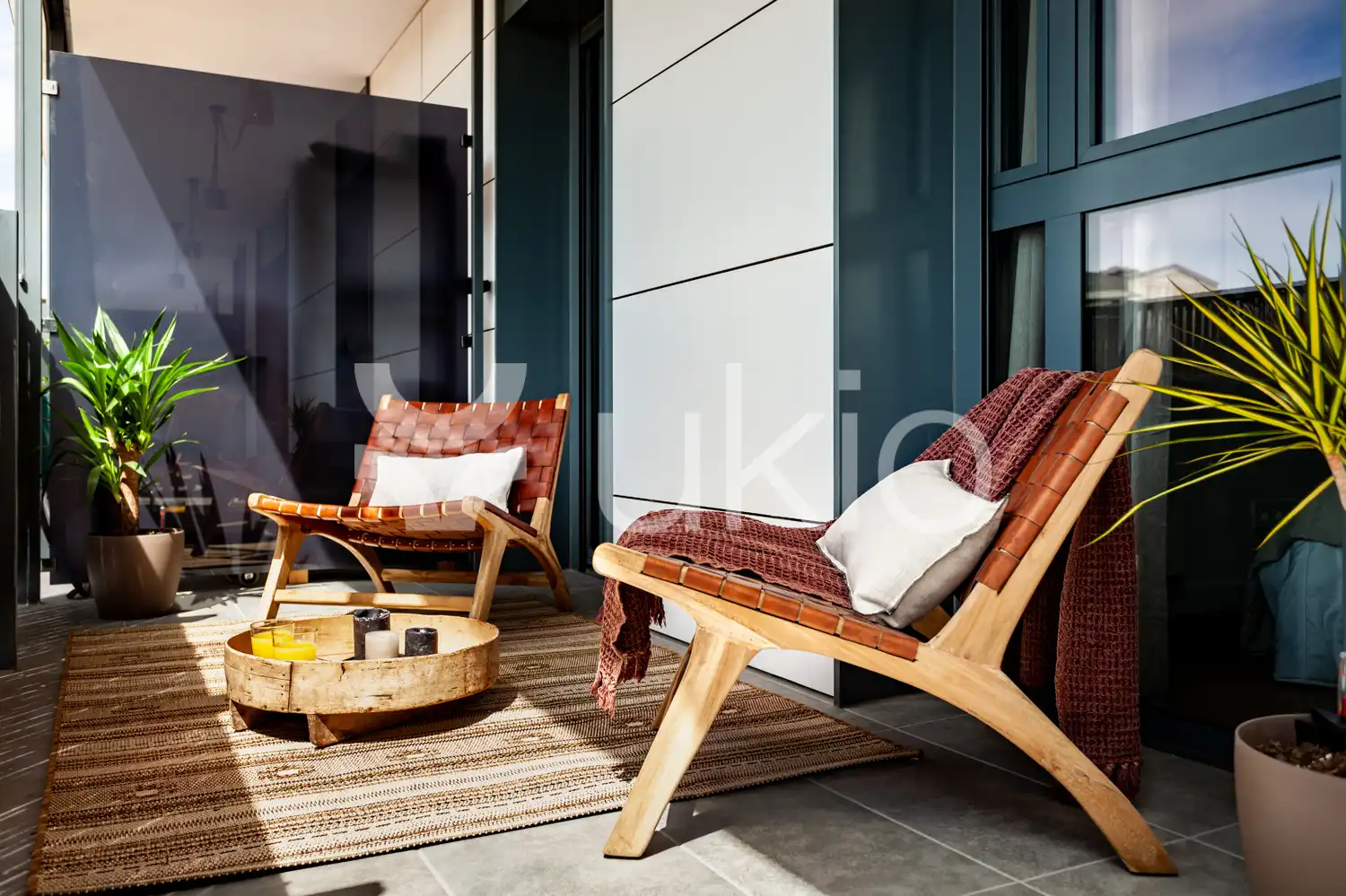 Terrasse von Wohnungen zur Miete in Barcelona mit Klimaanlage, Terrasse und Möbliert