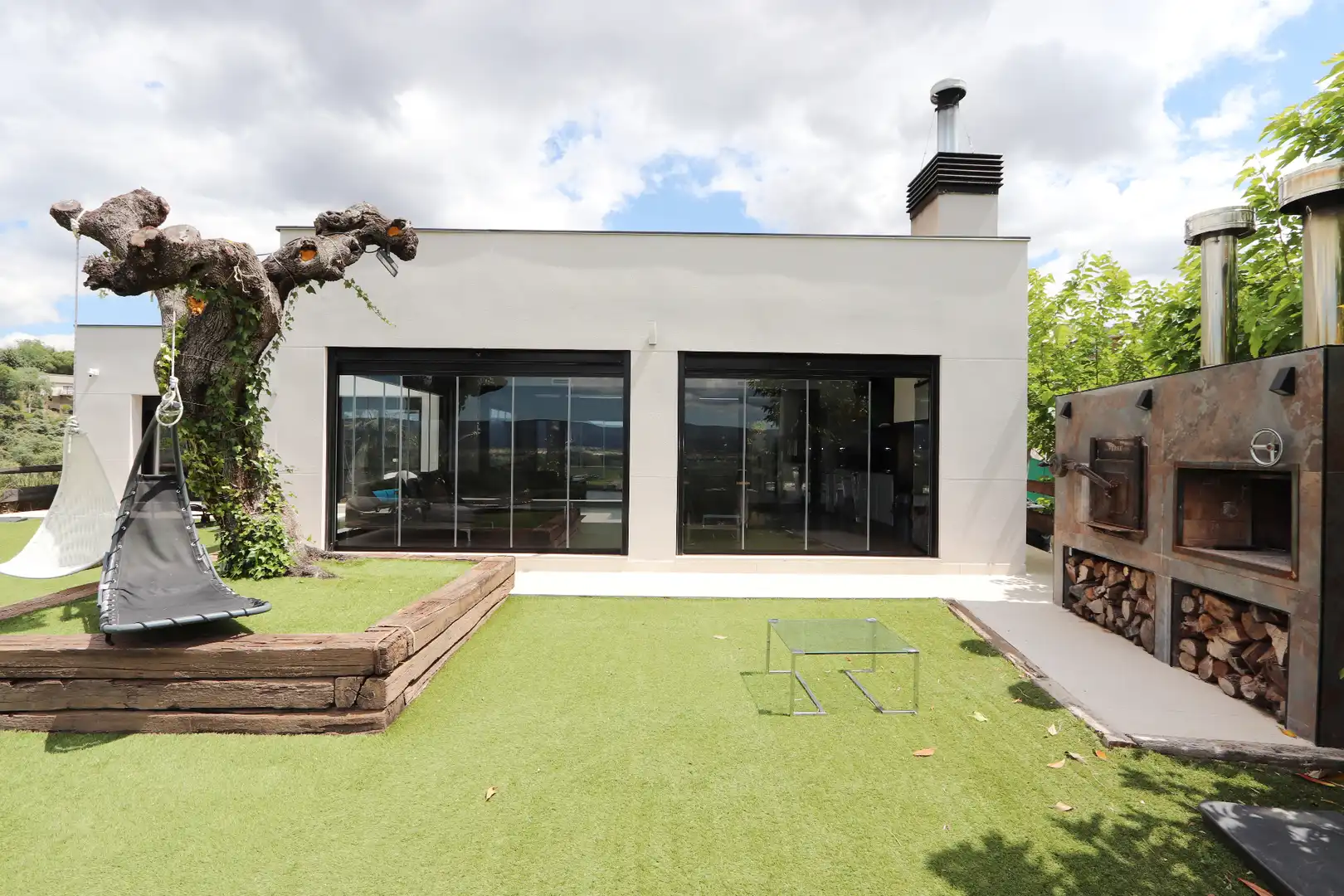 Terrasse von Haus oder Chalet zum Verkauf in Santa Cruz del Retamar mit Klimaanlage, Heizung und Privatgarten