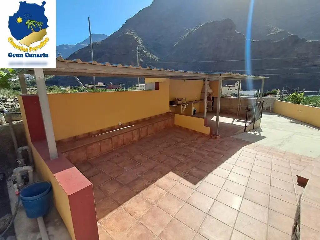 Terrasse von Wohnung zum Verkauf in Mogán mit Privatgarten und Terrasse