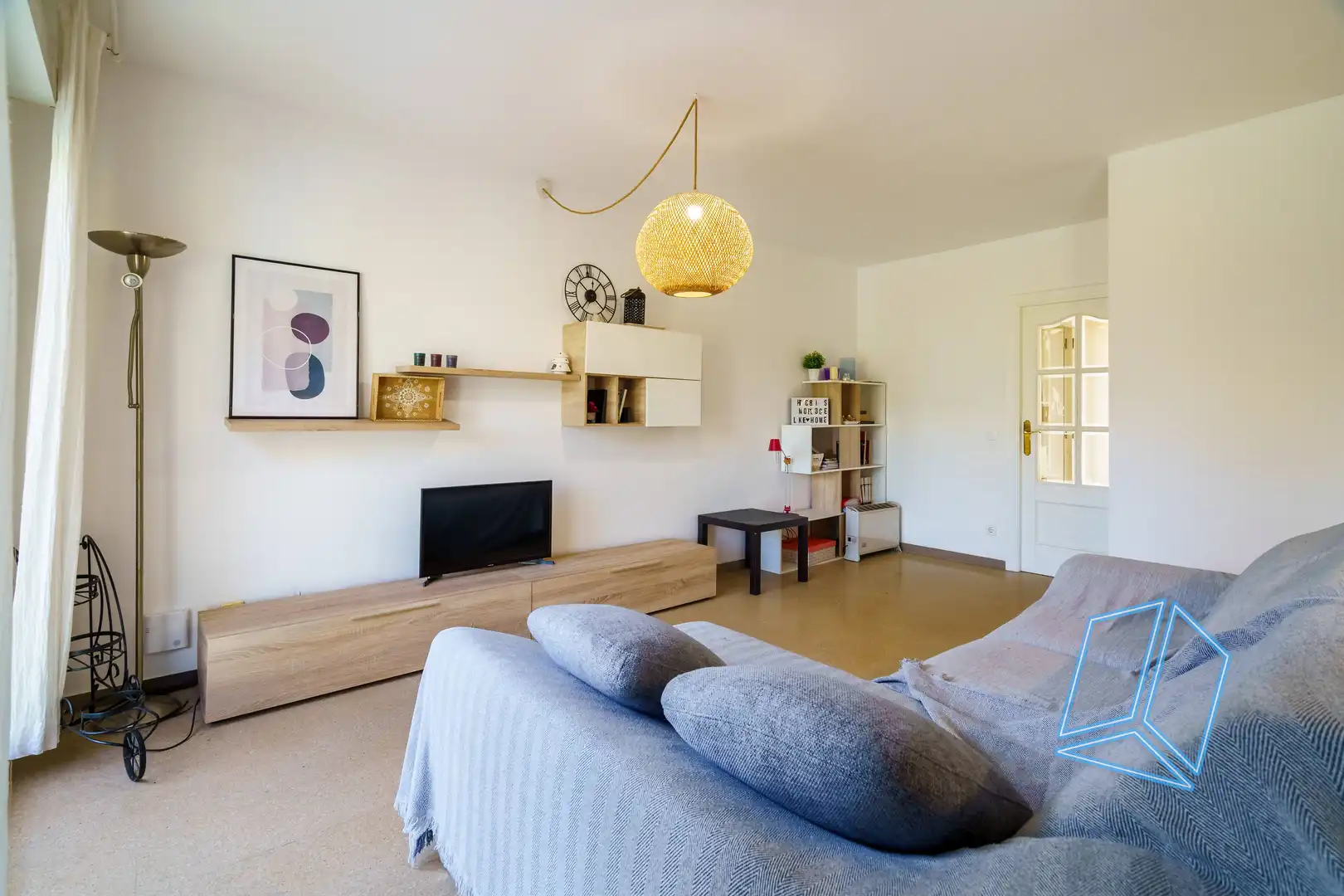 Sala de estar de Piso en venta en Barcelona con Balcón