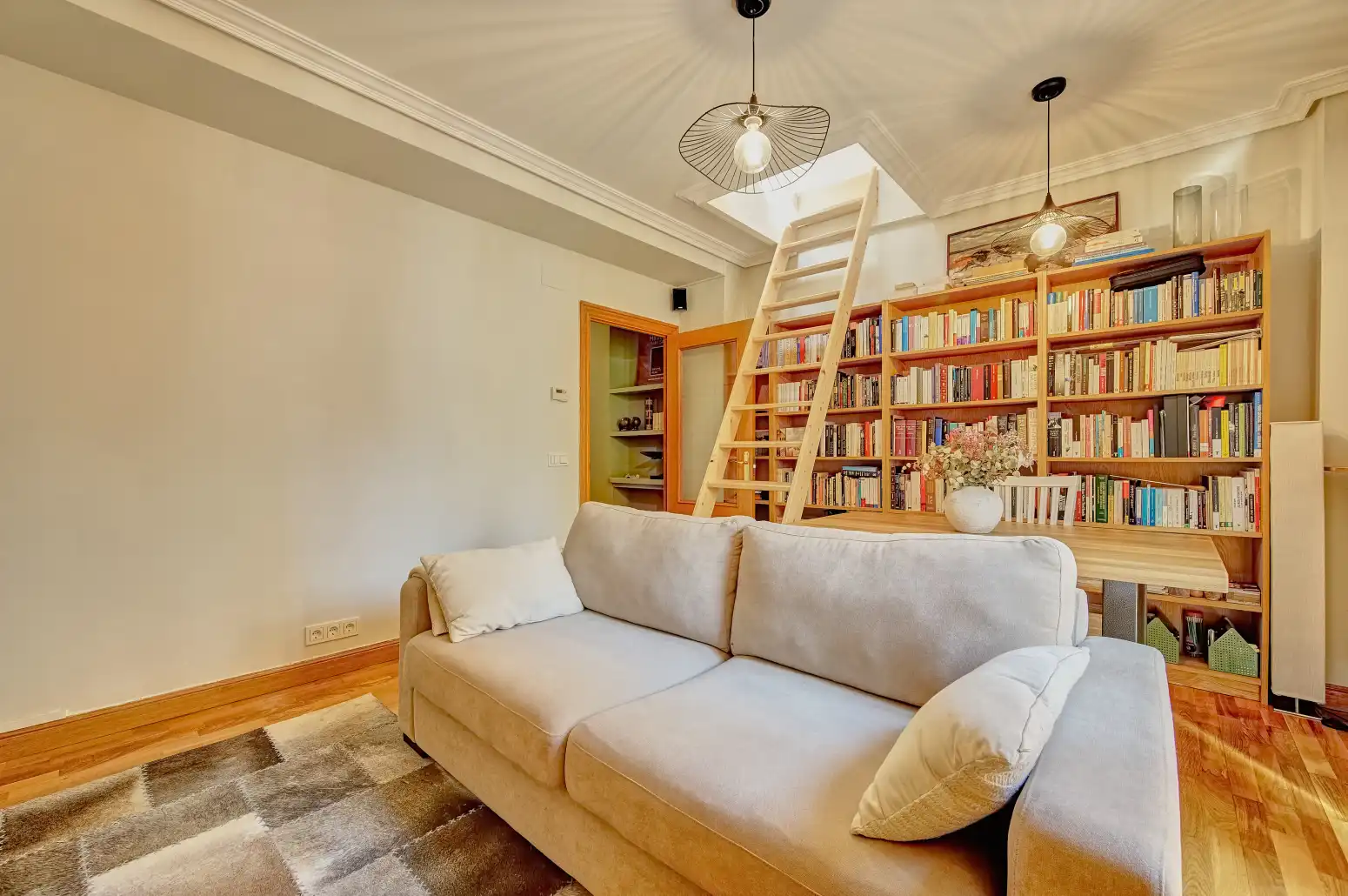 Wohnzimmer von Wohnung zum Verkauf in  Pamplona / Iruña mit Heizung und Parkett