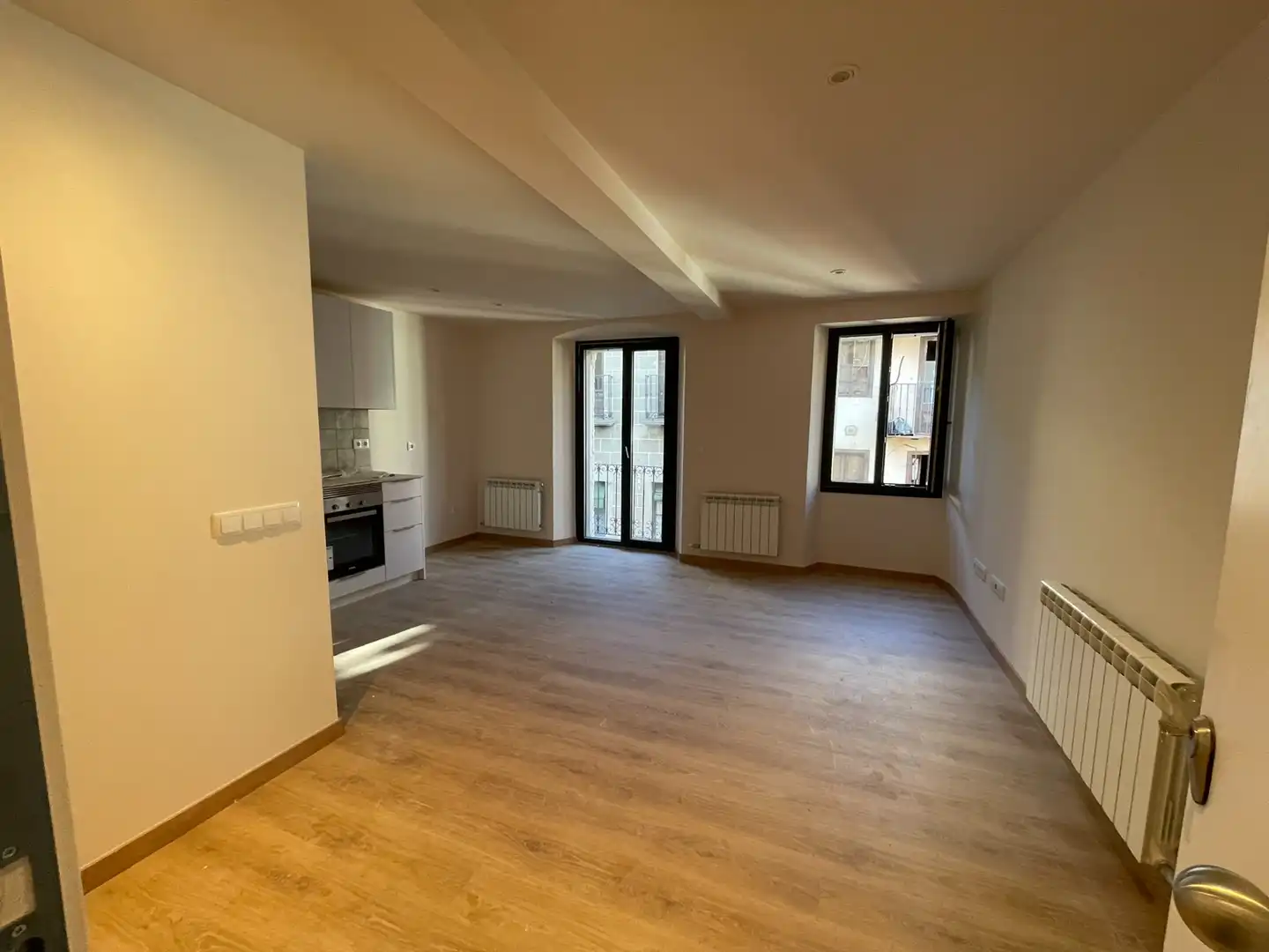 Sala de estar de Apartamento de alquiler en Puigcerdà con Calefacción, Parquet y Horno