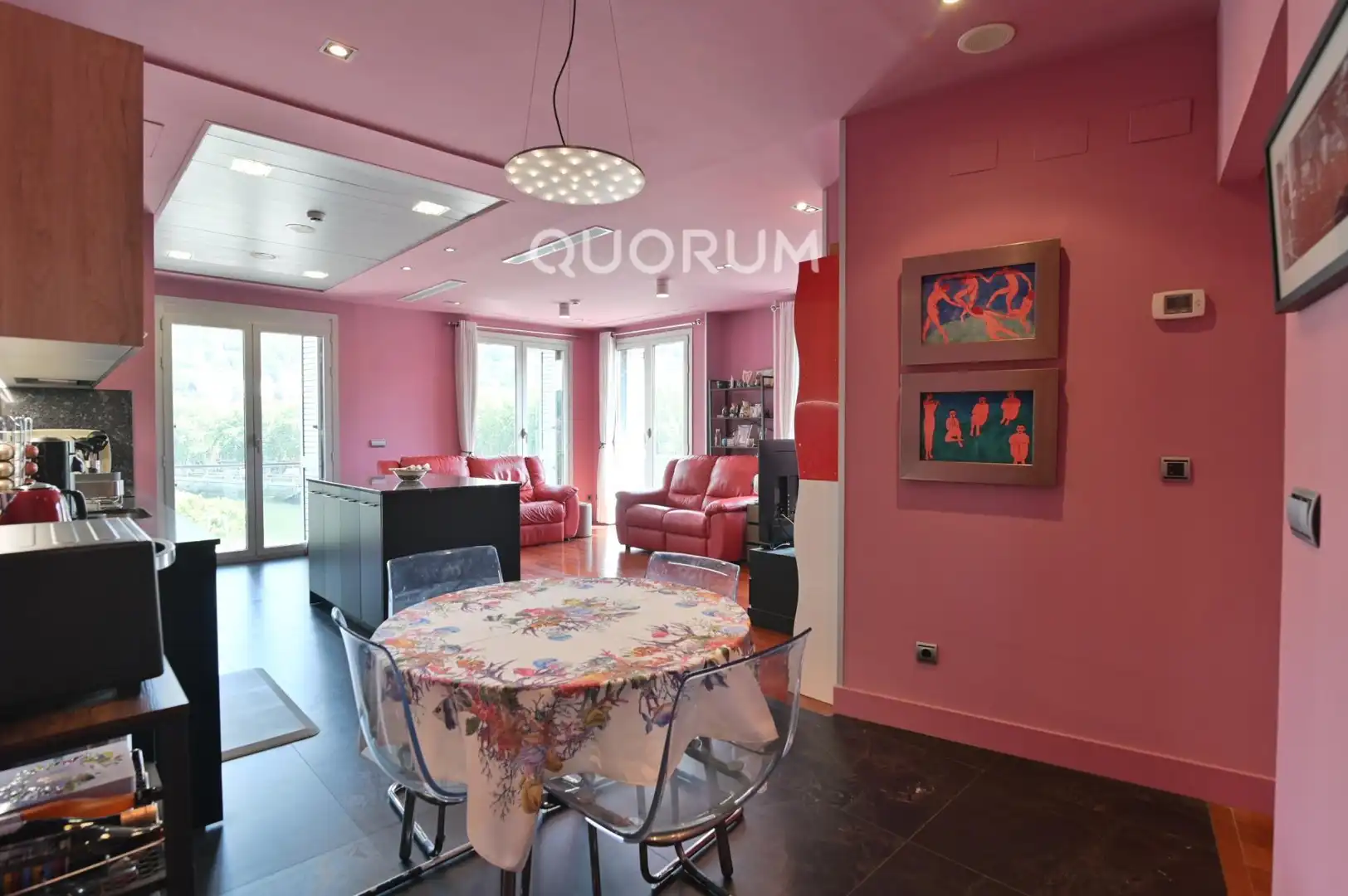Wohnzimmer von Wohnung zum Verkauf in Bilbao  mit Klimaanlage, Heizung und Terrasse