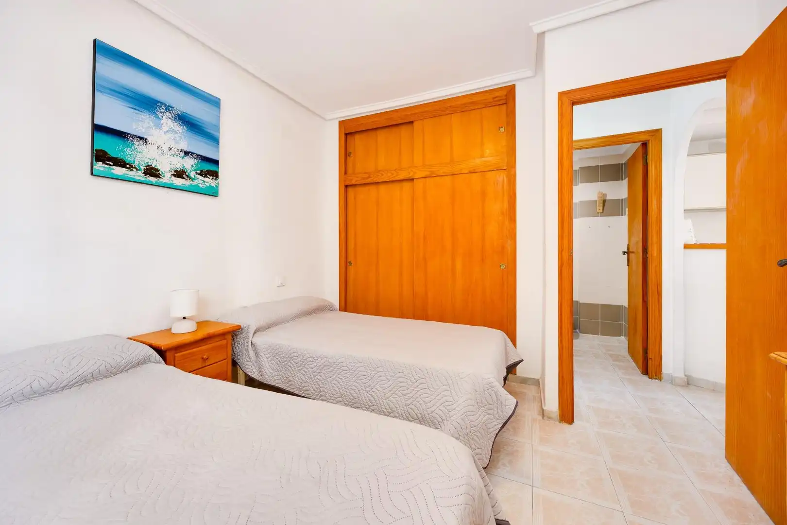 Schlafzimmer von Erdgeschoss zum Verkauf in Torrevieja mit Terrasse, Möbliert und Gemeinschaftspool