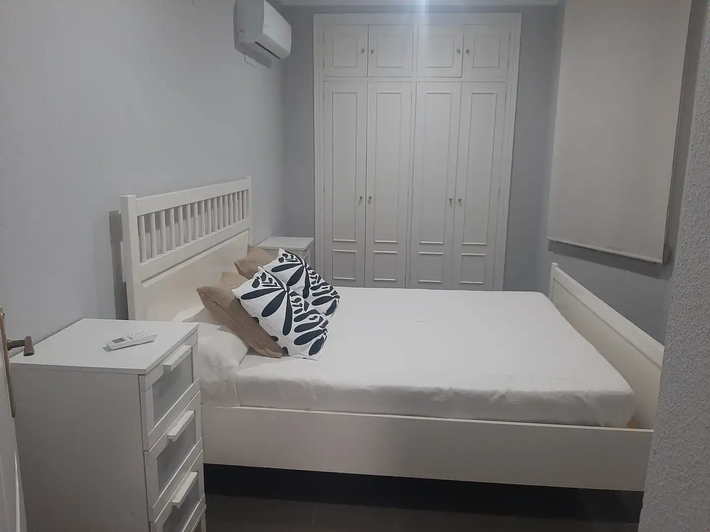 Bedroom of Flat for rent in Villaverde del Río  with Air Conditioner, Parquet flooring and Furnished