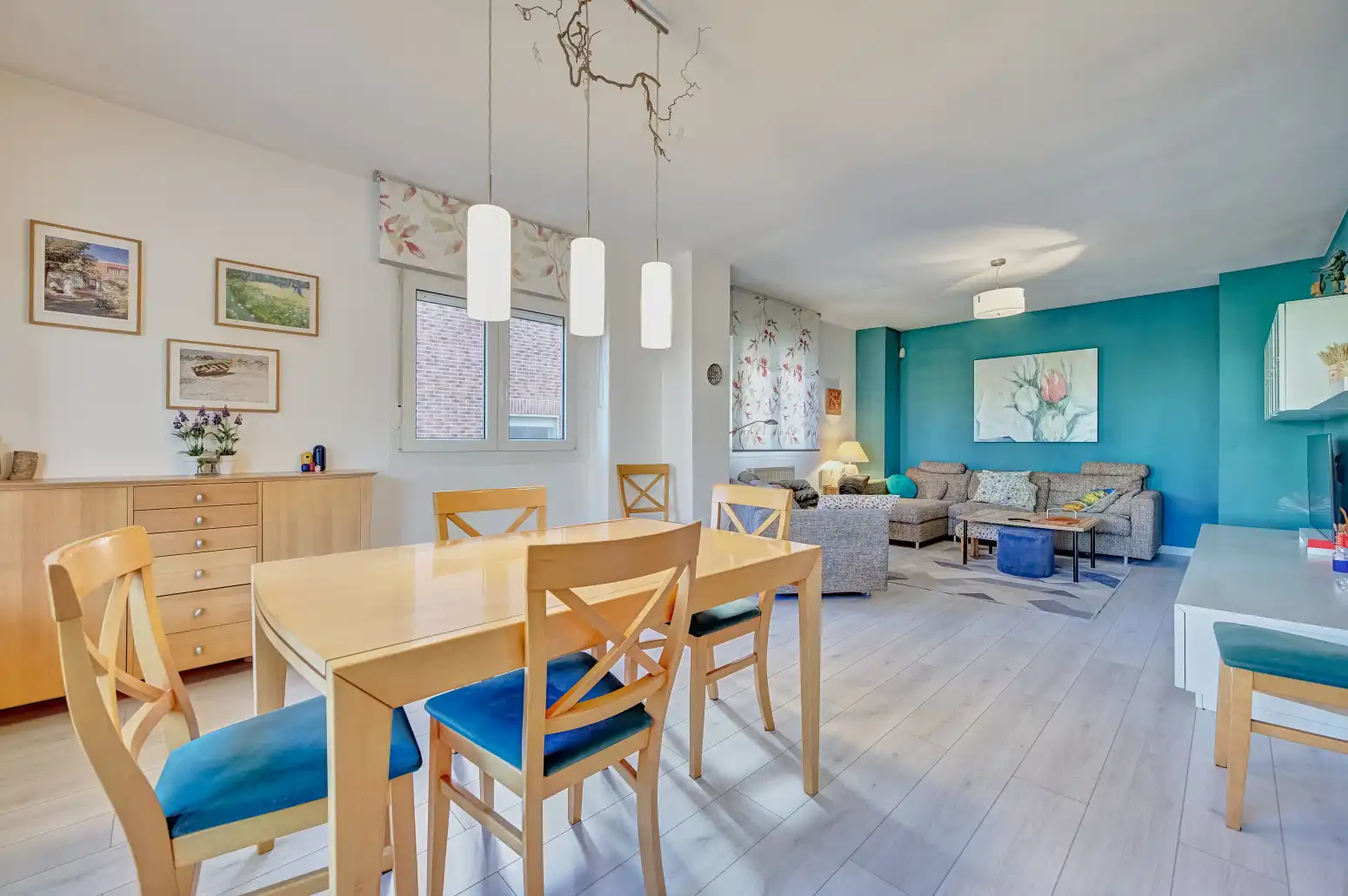 Dining room of Houses for sale in Cizur  with Heating, Private garden and Parquet flooring